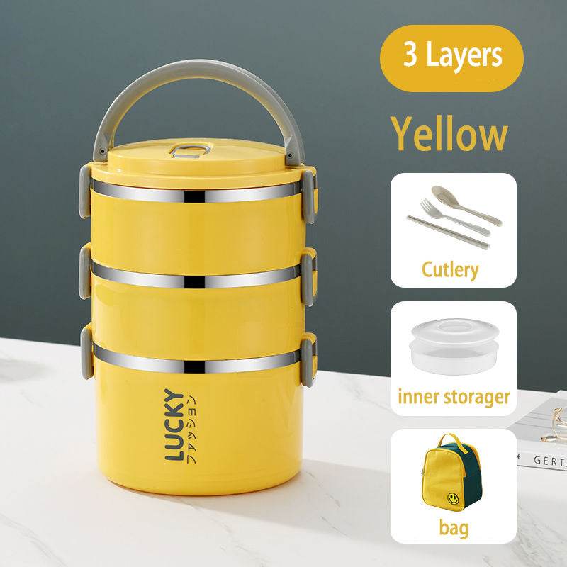 Sealed Multi Layered Thermal Stainless Steel Insulated Lunch box