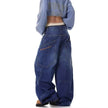 Unisex Baggy Jeans – Y2K Streetwear Wide Leg Denim Pant with Large Pockets S–3XL