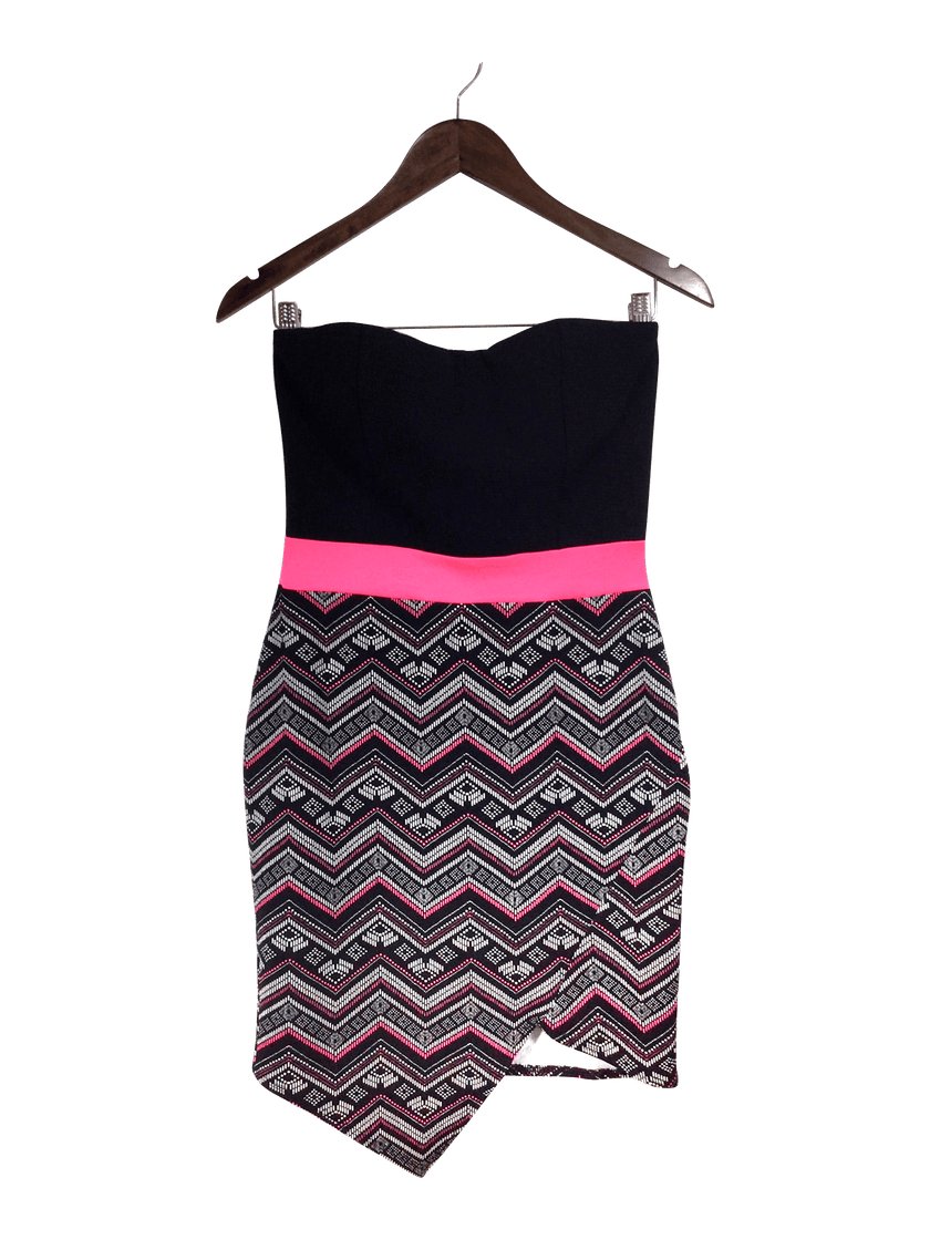 ECLIPSE Mini Dress Regular fit in Black - L