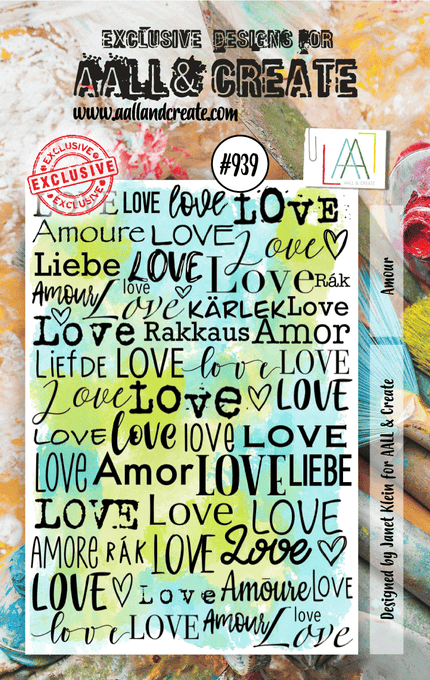 AALL and Create Stamp Set - 939 - Amour