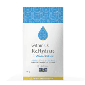 WithinUs - ReHydrate Collagen Box- Lemon (20ct)