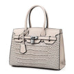 Trendy crocodile pattern Cooperate Satchel Work Handbag for Ladies