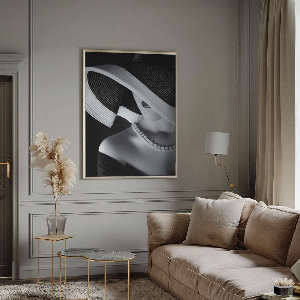 Art mural : Élégance dans l'ombre