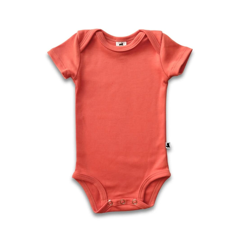 Bamboo Baby Short-Sleeved Onesie | Tidal Blue