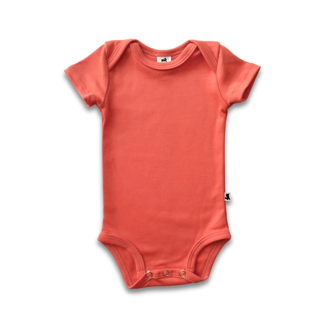 Bamboo Baby Short-Sleeved Onesie | Saltwater Floral