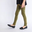 Youth Bamboo Leggings | Terracotta Rib