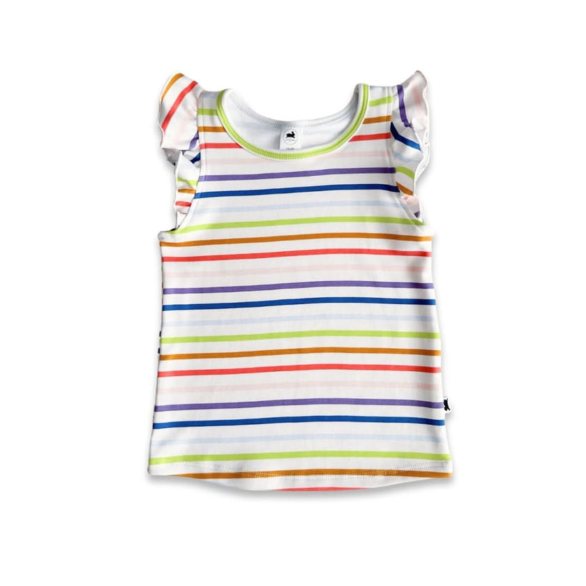 Baby/Kids' Bamboo Ruffle Shoulder | Magenta