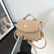 Ladies Leather Square Shaped Flap Quilted Crossbody bag for women