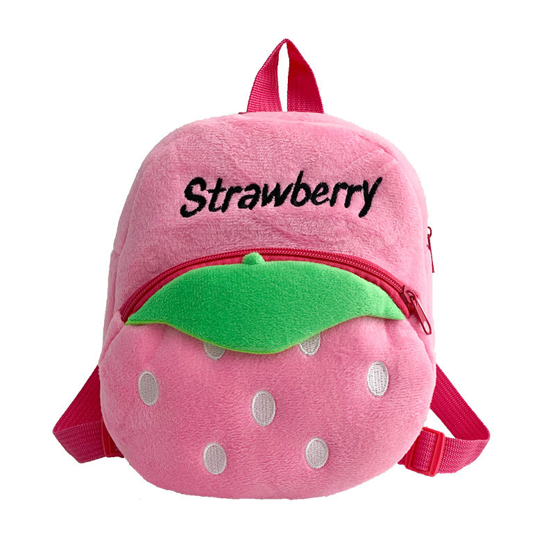 Cute Animal Plush Mini Backpack for Toddlers & Kids – Soft Cartoon School Bag