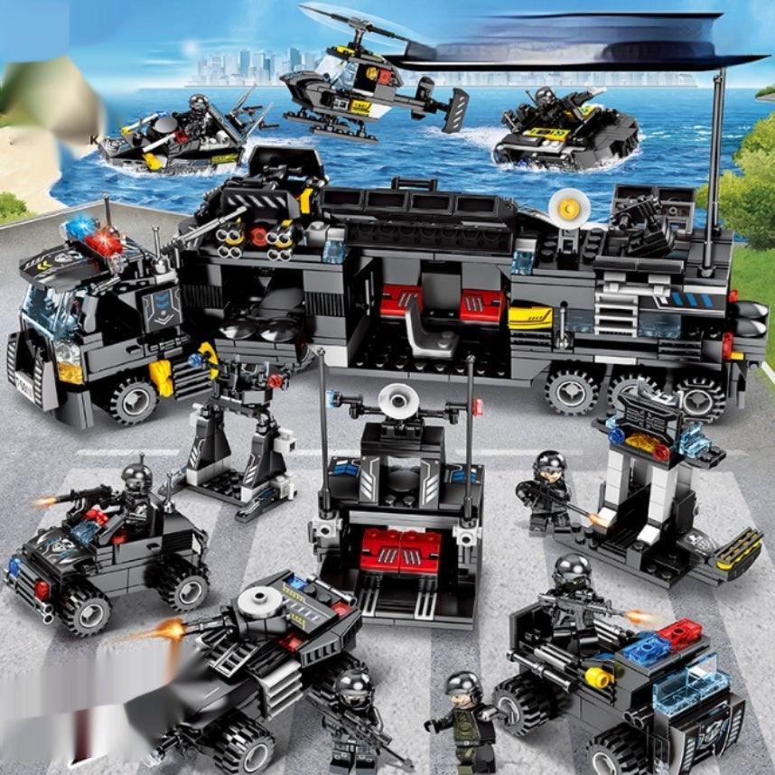 Police Building Blocks Set for Kids – ABS Plastic STEM Construction Toy Canada & USA