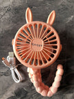USB Powered summer heat Handheld fan with stand and Night light