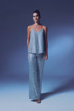 Sequin Spaghetti Strap Camisole - Silver