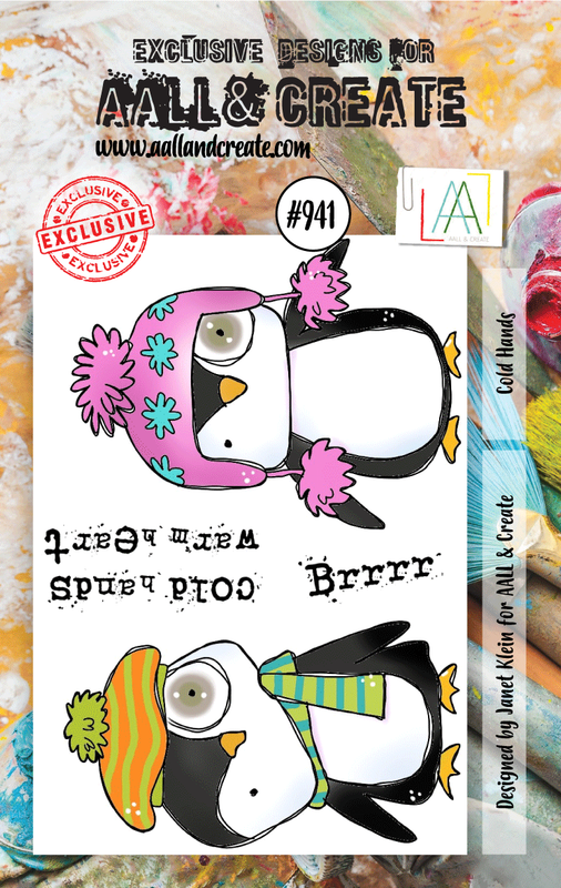 AALL and Create A7 Stamp Set - #941 - Cold Hands