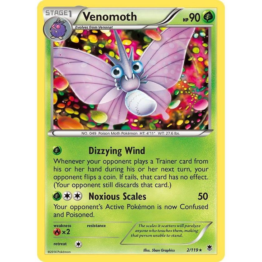 Venomoth (2/119) (PHF)