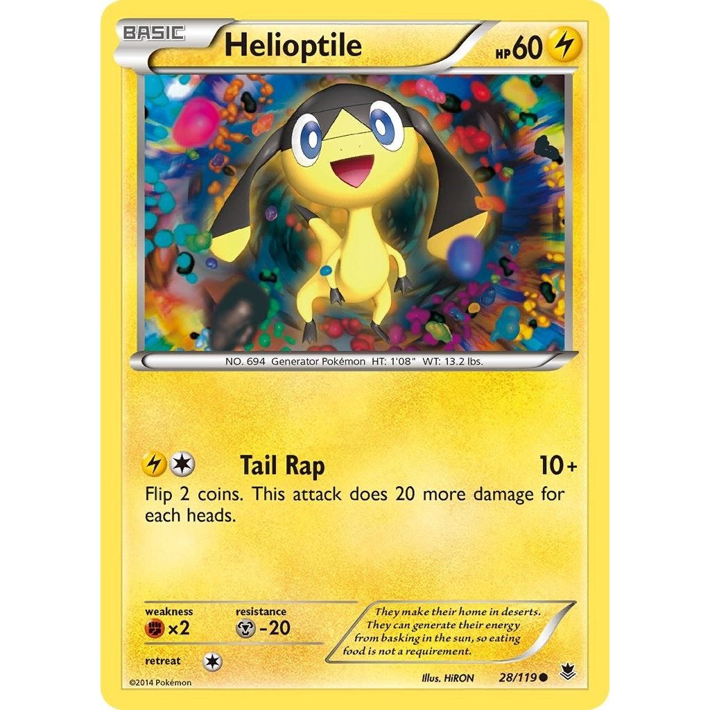 Helioptile (28) (28/119) (PHF)