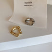 Chain Metal Magnetic Ear Bone Clip Earrings – No Piercing Vintage Alloy in Gold, Silver & Black