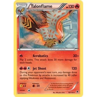 Talonflame - 10/119 (XY Phantom Forces) (010/119) (PR)