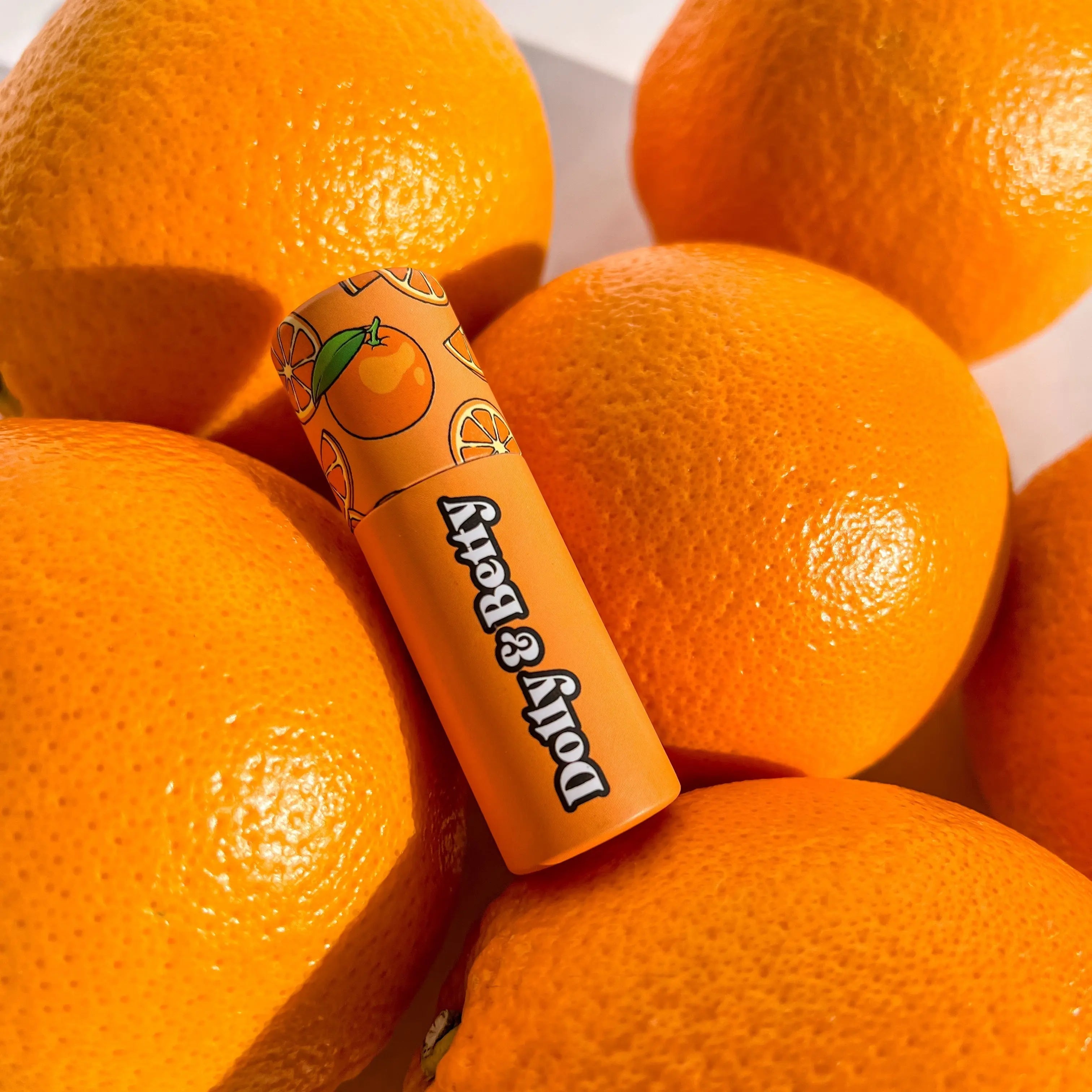 Baume à lèvres saveur d'orange