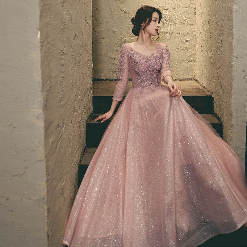 Banquet Sequined Princess formal Dress Evening Party Dress