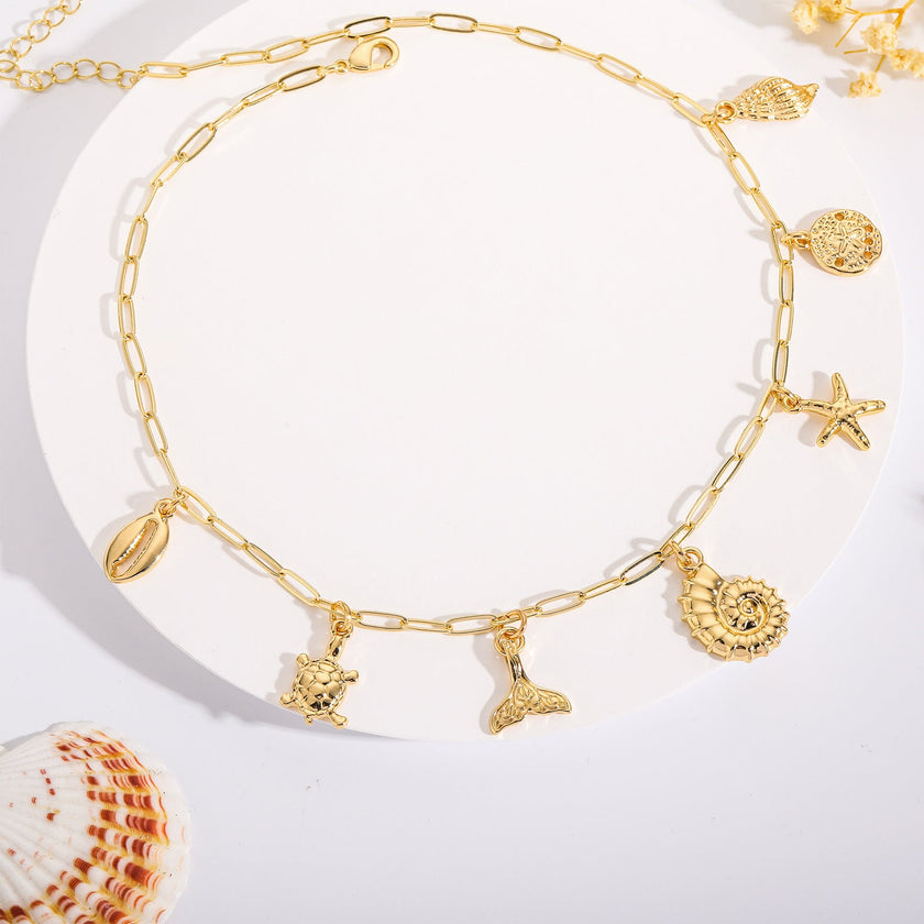 Shell Sun Starfish Beach Necklace for Women – 6 Styles | EX-STOCK Canada