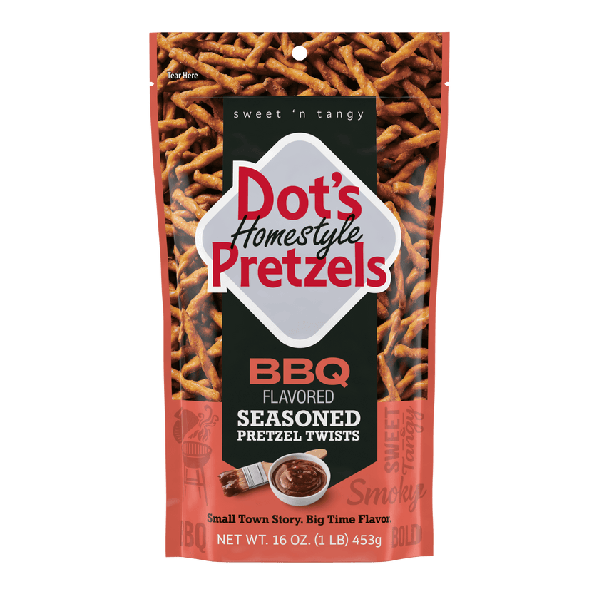 Dot's Homestyle Pretzels, BBQ, 453g