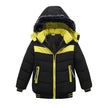 Small Medium-Sized Boys Cotton-Padded Fur Hoodie Winter Jackets for kids