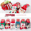 Winter Christmas Stockings Women's Thickened Bow Long Tube Fleece-lined