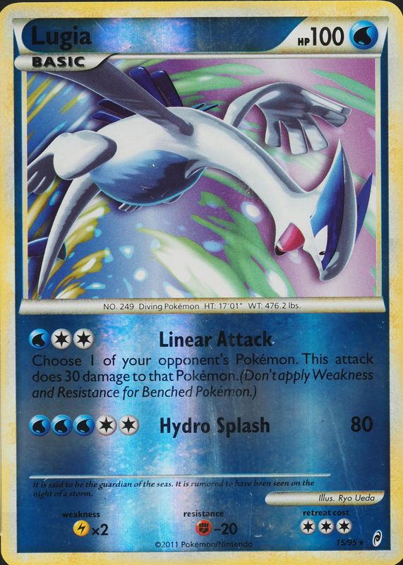 Lugia - 2011 Call of Legends Reverse Holo 15/95