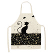 European and American cartoon cute cat apron