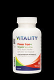 Vitality Products - Power Iron+Organic Spirulina (120vcap)