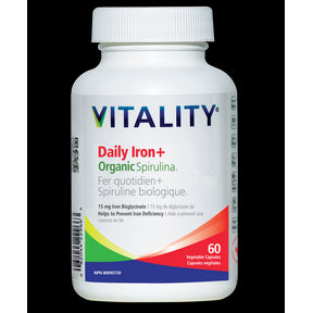 Vitality Products - Daily Iron+Organic Spirulina (60vcap)