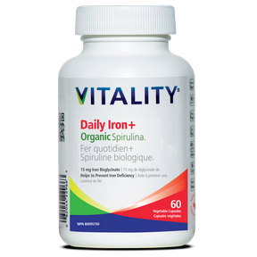 Vitality Products - Daily Iron+Organic Spirulina (60vcap)