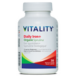 Vitality Products - Daily Iron+Organic Spirulina (30vcap)