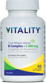Vitality Products - Time Release B60mg+C600mg (60tab)