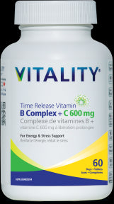 Vitality Products - Time Release B60mg+C600mg (60tab)