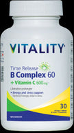 Vitality Products - Time Release B60mg+C600mg (30tab)