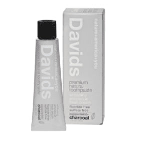 Davids Toothpaste - Charcoal Peppermint Travel Size (50g)