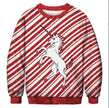 Ugly Christmas Sweater Santa Elf Couple Sweatshirt