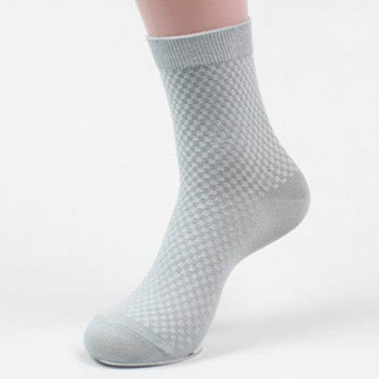 Socks men's new bamboo fiber men's business socks