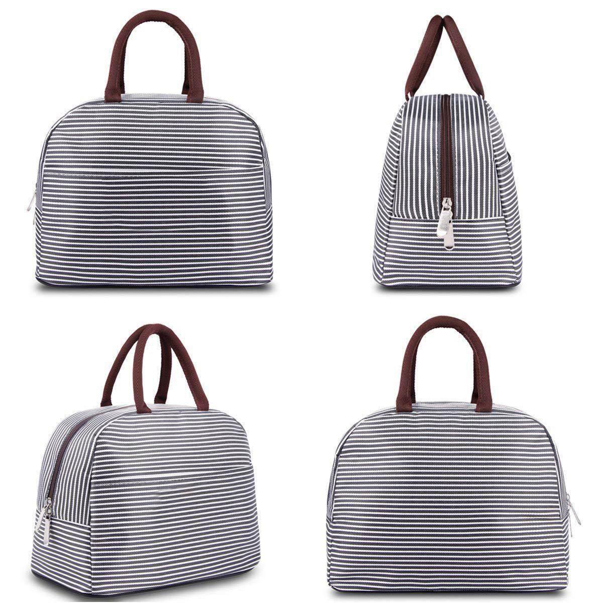 Thickened Cold Insulation Lunch Bag – Korean Style, Polyester