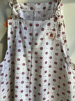 Butterflies in Ballgowns Retro Geometric Floral Short Overalls