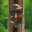 Smoker Man Wooden Resin Craft Ornaments Wall Decor