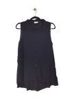 ARDENE Button-down Top Regular fit in Black - L