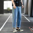 Men Casual pants Denim Jeans trousers, wide-leg pants
