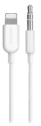 Câble Lightning/stéréo 3,5 mm de 0,9 m (3 pi) d'Insignia - Blanc (NS-MA35A83W-C)