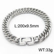 Cuban Link Chain Trimming Chain Jewelry Buckle Titanium Steel Bracelet