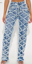 Jeans for Women – Straight Leg Medium Wash Denim