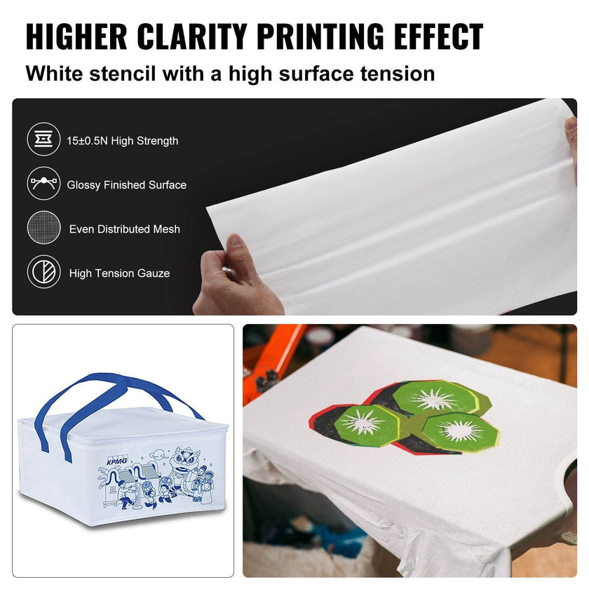 Screen Printing Kit, 4 Pieces Aluminum Silk Screen Printing Frames