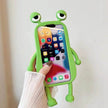 Cute Frog Cartoon Shockproof Bumper Phone Case for Girls