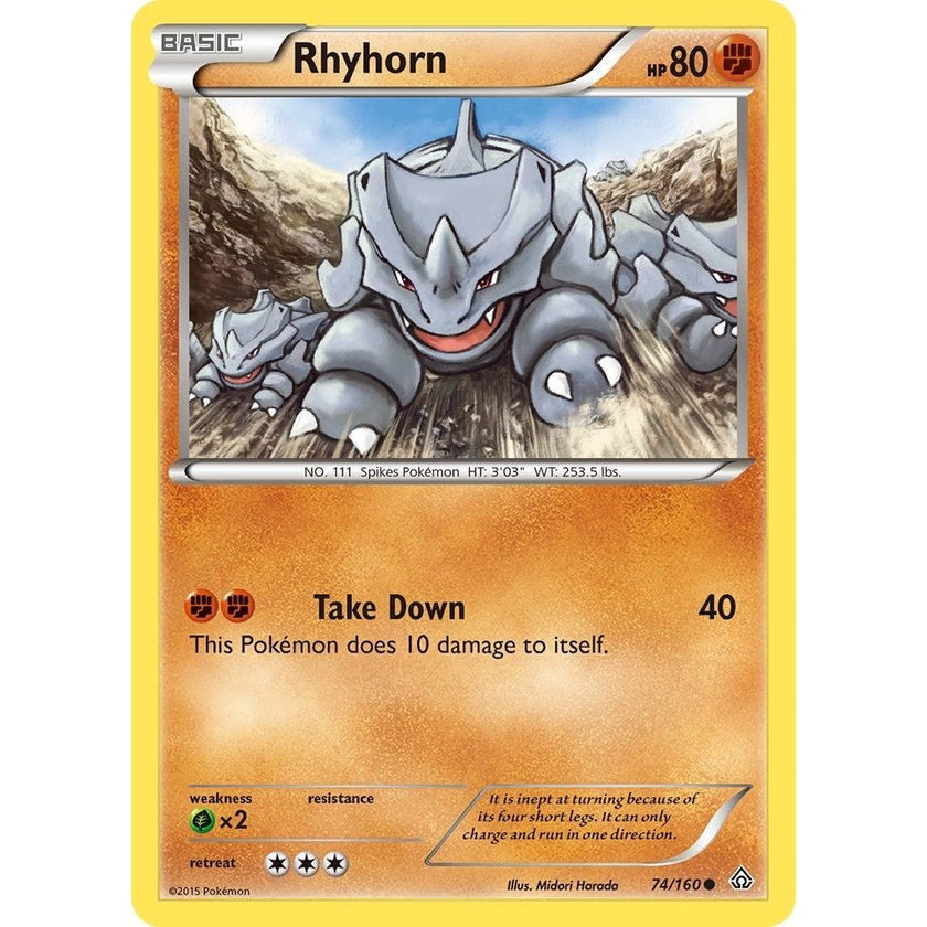 Rhyhorn (74/160) (PRC)